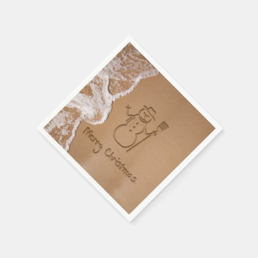 Serviette En Papier Noël en été (Coin)