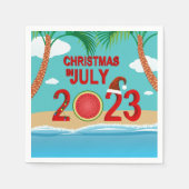 Serviette En Papier Noël en juillet 2023 Watermelon Beach (Devant)