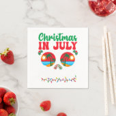 Serviette En Papier Noël En Juillet Eté Pastèque Noël Hommes (En situation)