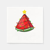 Serviette En Papier Noël En Juillet Watermelon Chemise Summer Plage Va (Devant)