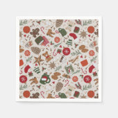 Serviette En Papier Noël et épices (Devant)