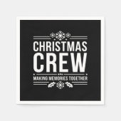 Serviette En Papier Noël Famille Retrouvailles Graphique Noël Fête (Devant)