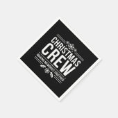 Serviette En Papier Noël Famille Retrouvailles Graphique Noël Fête (Coin)