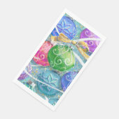 Serviette En Papier Noël festif (Coin)