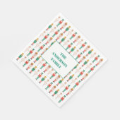 Serviette En Papier Noël Festif Noisette Noël (Coin)