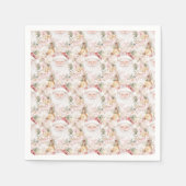 Serviette En Papier Noël Festif Père Noël (Devant)