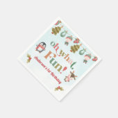 Serviette En Papier Noël Fête d'anniversaire (Coin)