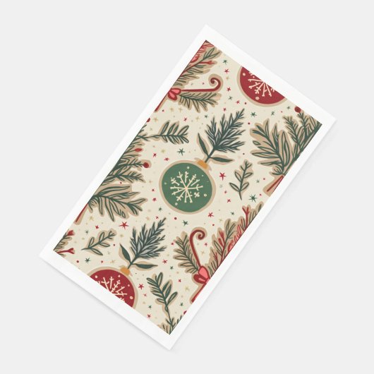 Serviette En Papier noël fête napkin (Coin)