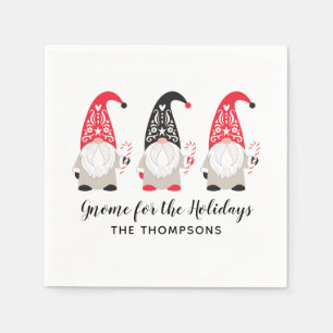 Serviette En Papier Noël Gnome Holiday