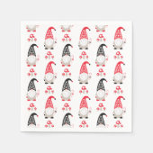 Serviette En Papier Noël Gnome mignonne (Devant)