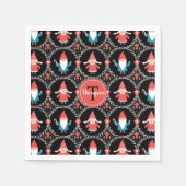 Serviette En Papier Noël Gnome mignonne (Devant)