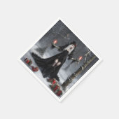 Serviette En Papier Noël gothique (Coin)