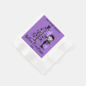 Serviette En Papier Noël gothique le plus beau jamais (Coin)