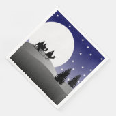 Serviette En Papier Noël Graphique des Trois Sages Hommes (Coin)