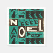 Serviette En Papier Noel Green (Devant)