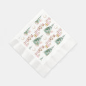 Serviette En Papier Noël hiver merveilleux bonbon Nutcracker (Coin)