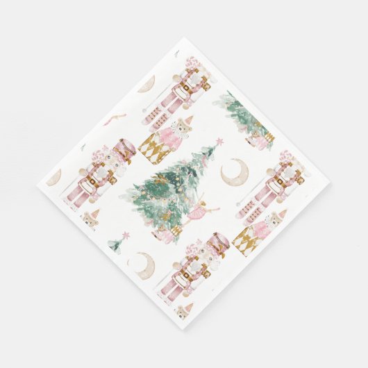 Serviette En Papier Noël hiver merveilleux bonbon Nutcracker (Coin)