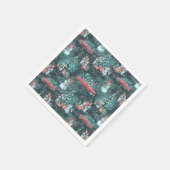 Serviette En Papier Noël hivernal cosy (Coin)