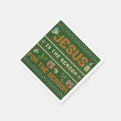 Serviette En Papier Noël Jésus Est La Raison De La Saison (Coin)