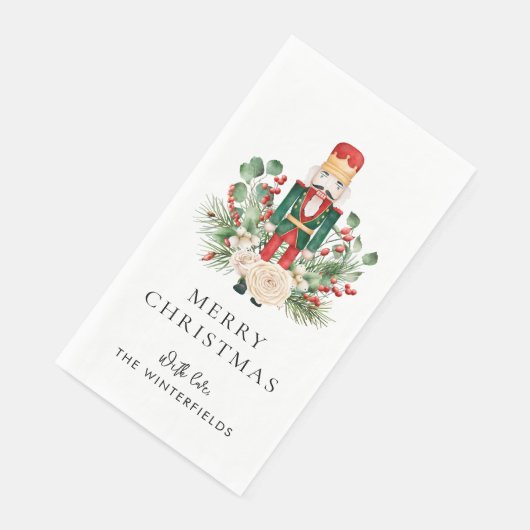 Serviette En Papier Noël Jours fériés Nutcracker Script famille (Coin)