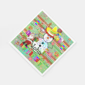 Serviette En Papier Noël Joyeux Anniversaire Papier serviettes, Joyeux (Coin)