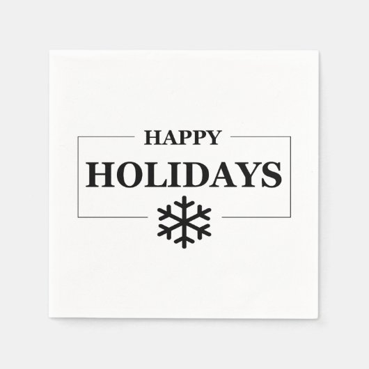 Serviette En Papier Noël Joyeux Noël Joyeux Noël (Devant)