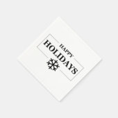 Serviette En Papier Noël Joyeux Noël Joyeux Noël (Coin)