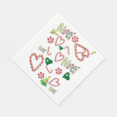 Serviette En Papier Noel, Joyeux Noël Père Noël Napkins (Coin)