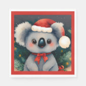 Serviette En Papier Noël Koala 1 (Devant)