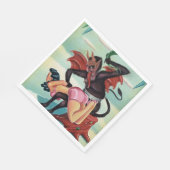 Serviette En Papier Noël Krampus (Coin)