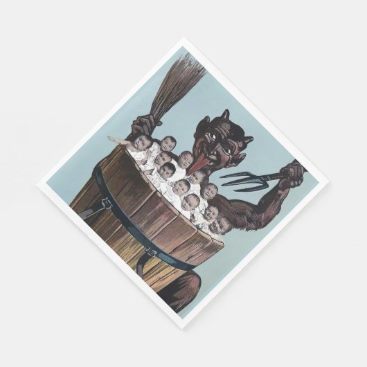 Serviette En Papier Noël Krampus (Coin)