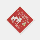 Serviette En Papier Noël Le moment le plus merveilleux pour une Père N (Coin)