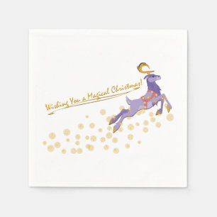 Serviette En Papier Noël magique