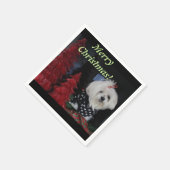 Serviette En Papier Noël maltais (Coin)