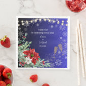 Serviette En Papier Noël Mariage Papier Napkin (En situation)