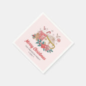 Serviette En Papier Noël mignon (Coin)