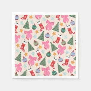 Serviette En Papier Noël mignon