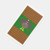 Serviette En Papier Noël mignon Turquie (Coin)