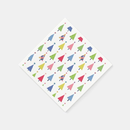 Serviette En Papier Noël moderne (Coin)