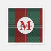 Serviette En Papier Noël monographique (Devant)