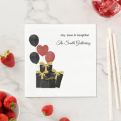 Serviette En Papier Noel Napkin For Holidays  (En situation)