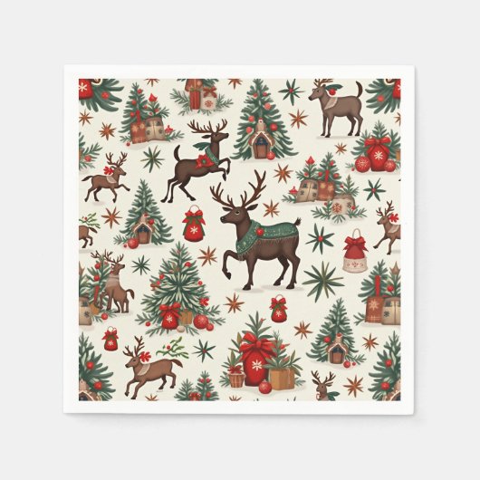 Serviette En Papier noël nepkin (Devant)