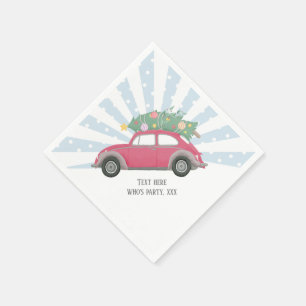 Serviette En Papier noël, Noël, bébé, arbre de noël, voiture