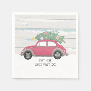Serviette En Papier noël, Noël, bébé, arbre de noël, voiture