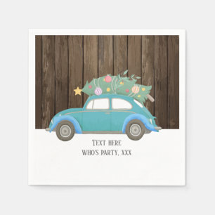 Serviette En Papier noël, Noël, bébé, arbre de noël, voiture