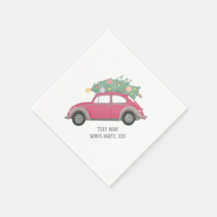 Serviette En Papier noël, Noël, bébé, arbre de noël, voiture