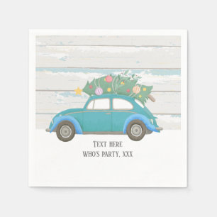 Serviette En Papier noël, Noël, bébé, arbre de noël, voiture
