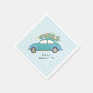 Serviette En Papier noël, Noël, bébé, arbre de noël, voiture