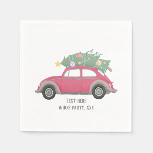 Serviette En Papier noël, Noël, bébé, arbre de noël, voiture