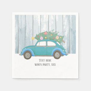 Serviette En Papier noël, Noël, bébé, arbre de noël, voiture